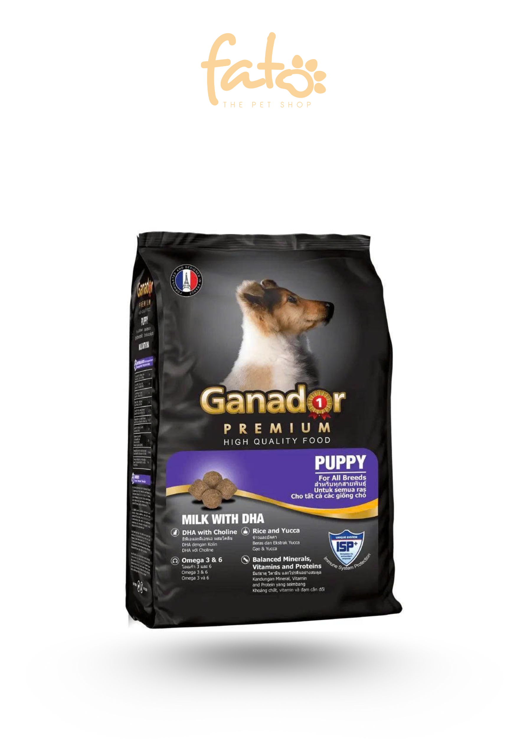 Hạt Ganador Puppy Vị Sữa Và DHA 400G
