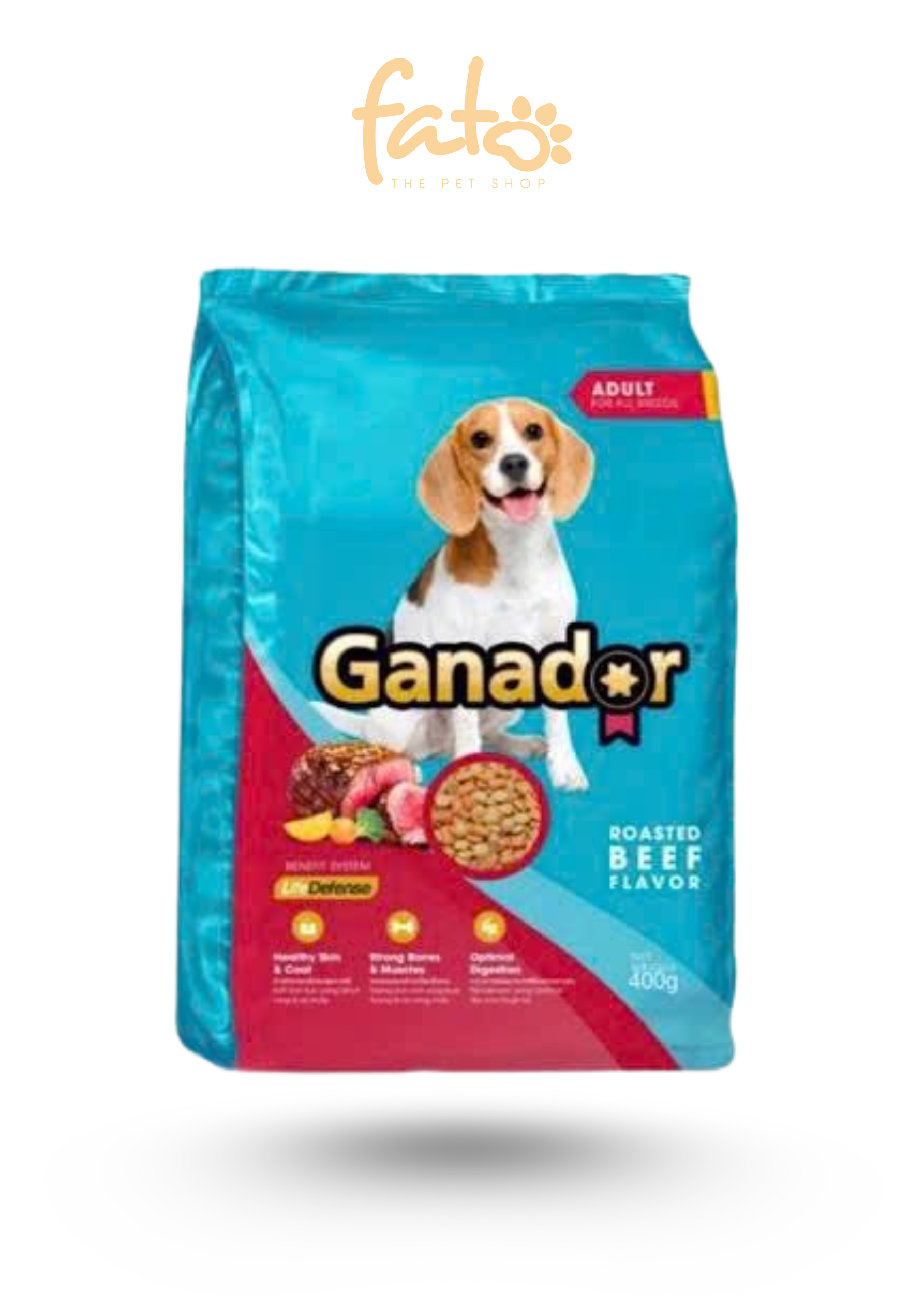 Hạt Ganador Adult Vị Bò Nướng 3Kg