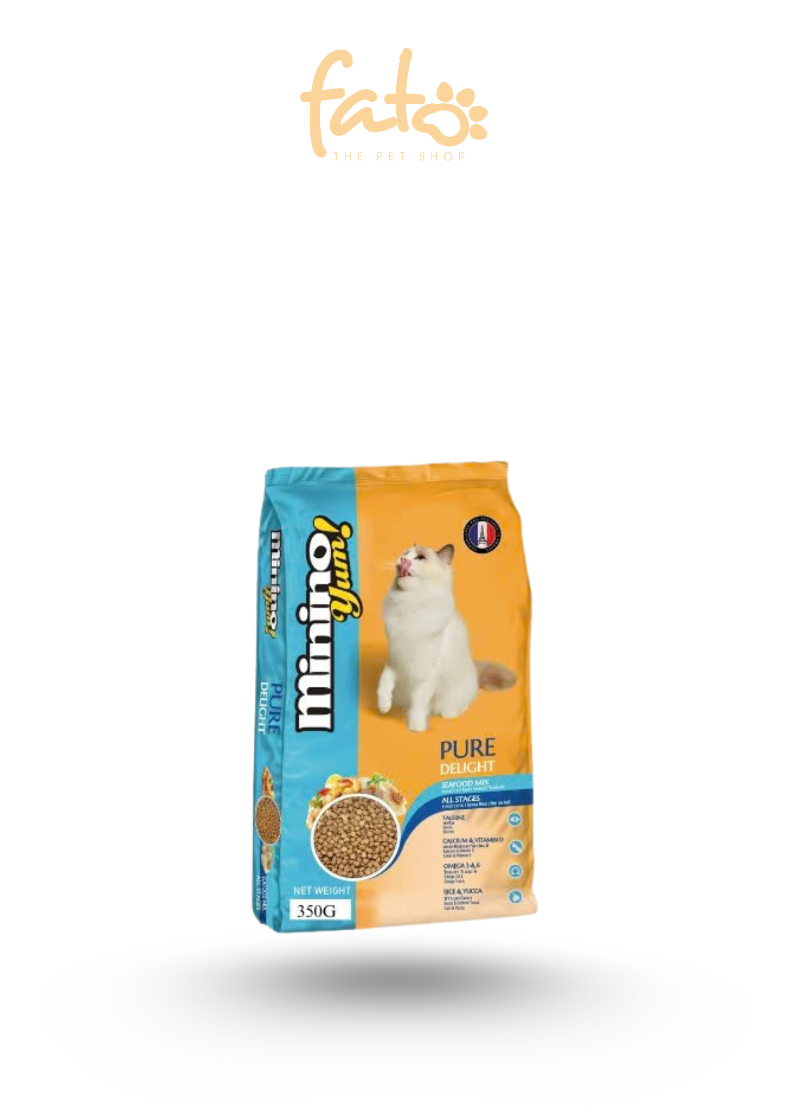 Hạt Minino Yum Vị Hải Sản 350G