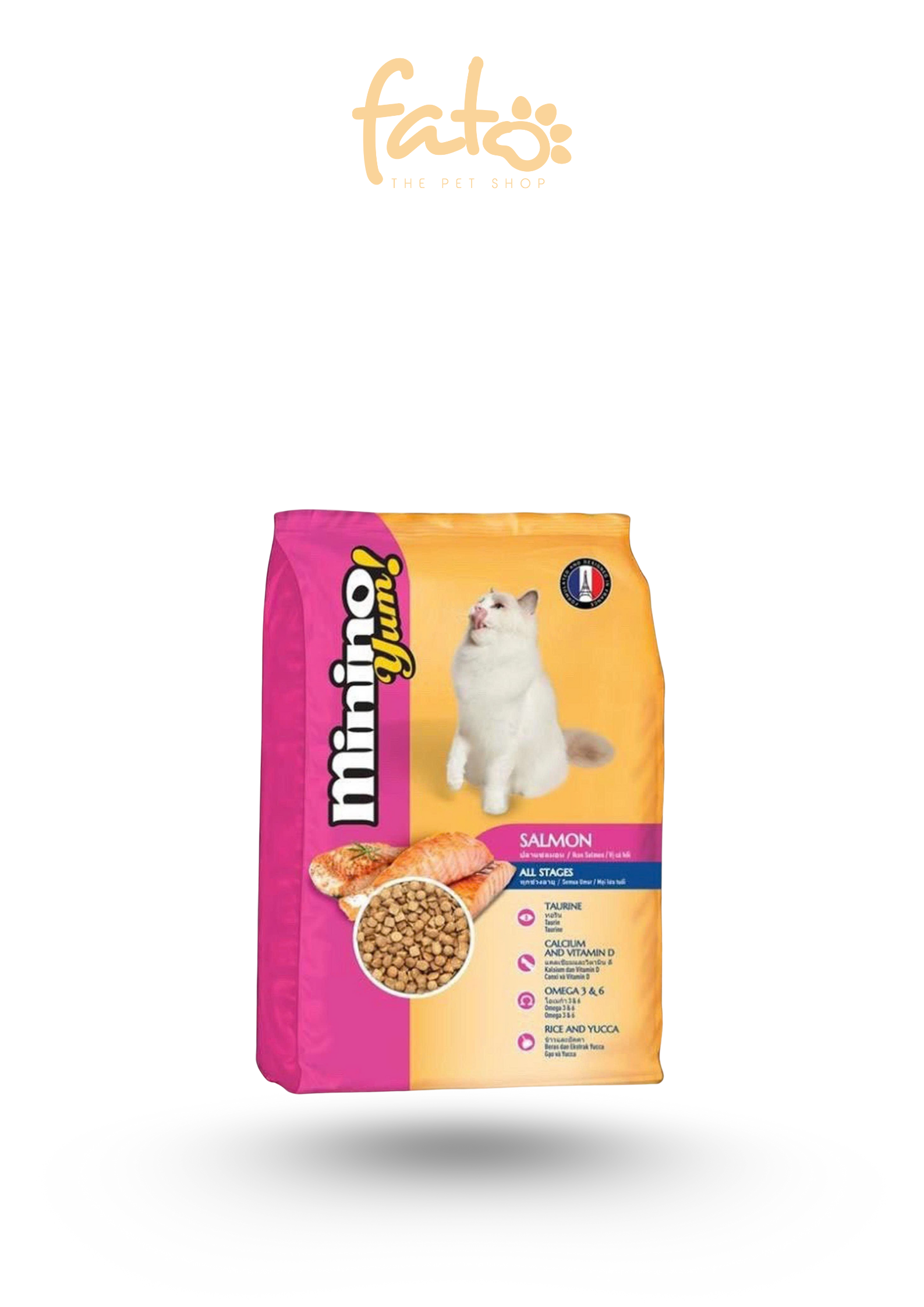 Hạt Minino Yum Vị Cá Hồi 350g