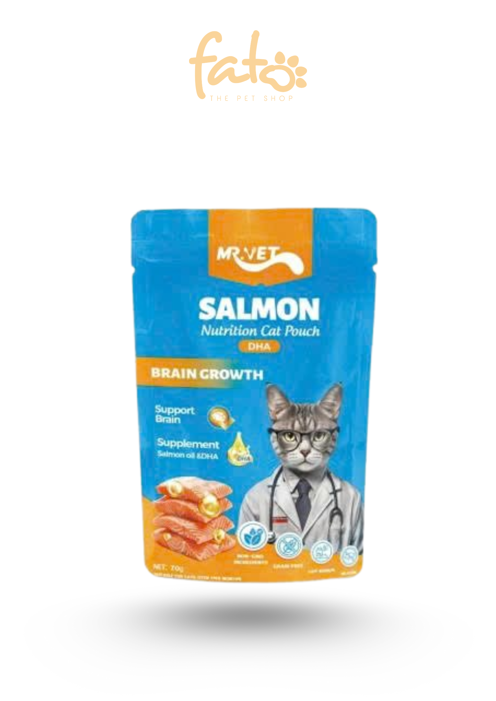 Pate Mr.Vet Vị Cá Hồi 70g 