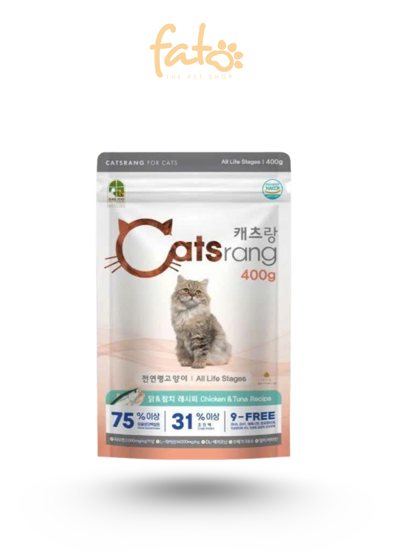 Hạt Catsrang Cho Mèo Lớn Túi 400g