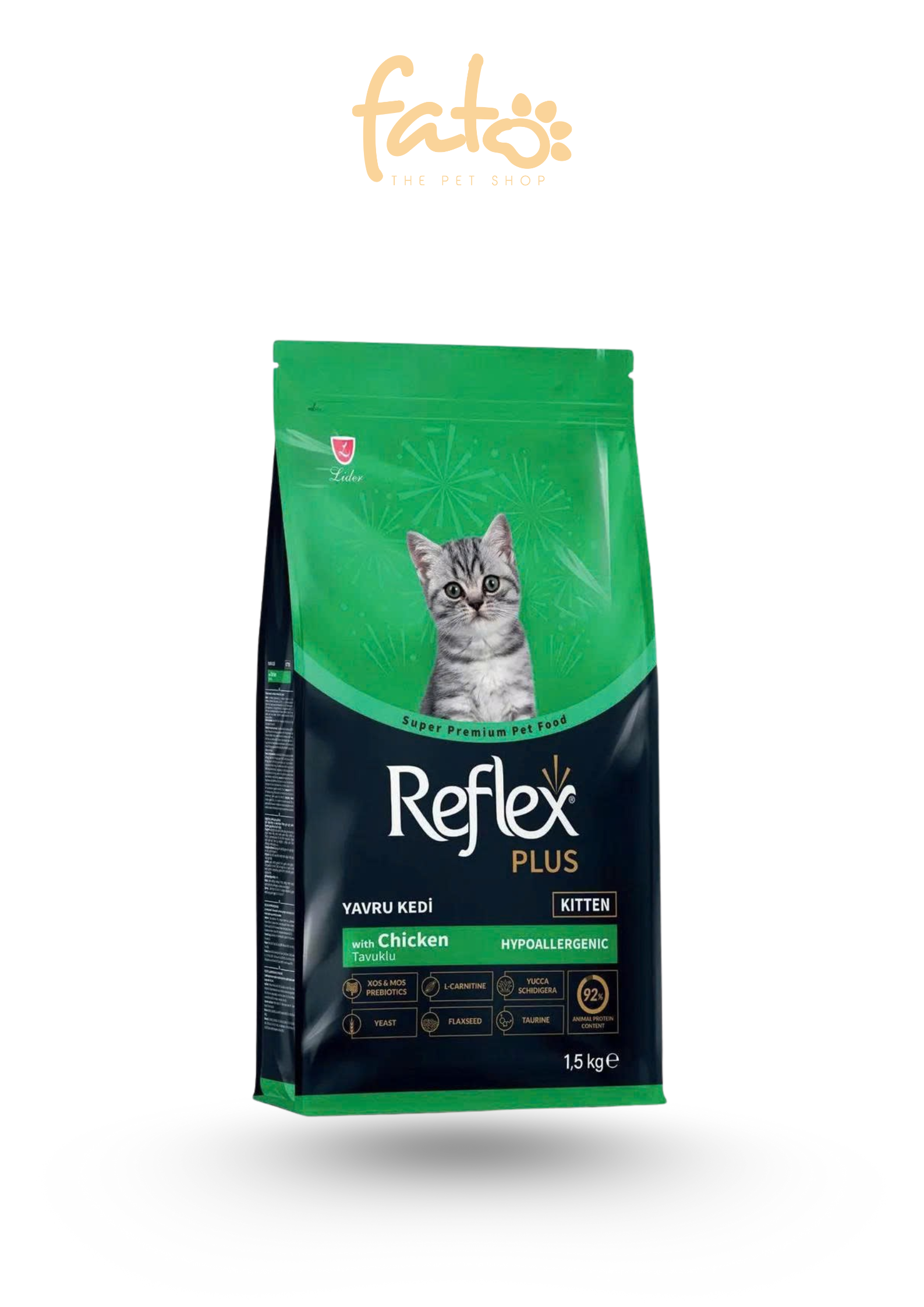Hạt Reflex Plus Kitten Vị Thịt Gà Túi 1,5kg