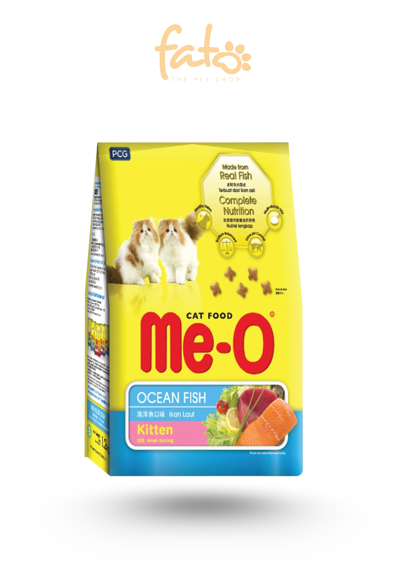 Hạt Me-O Kitten Vị Cá Biển Gói 400g