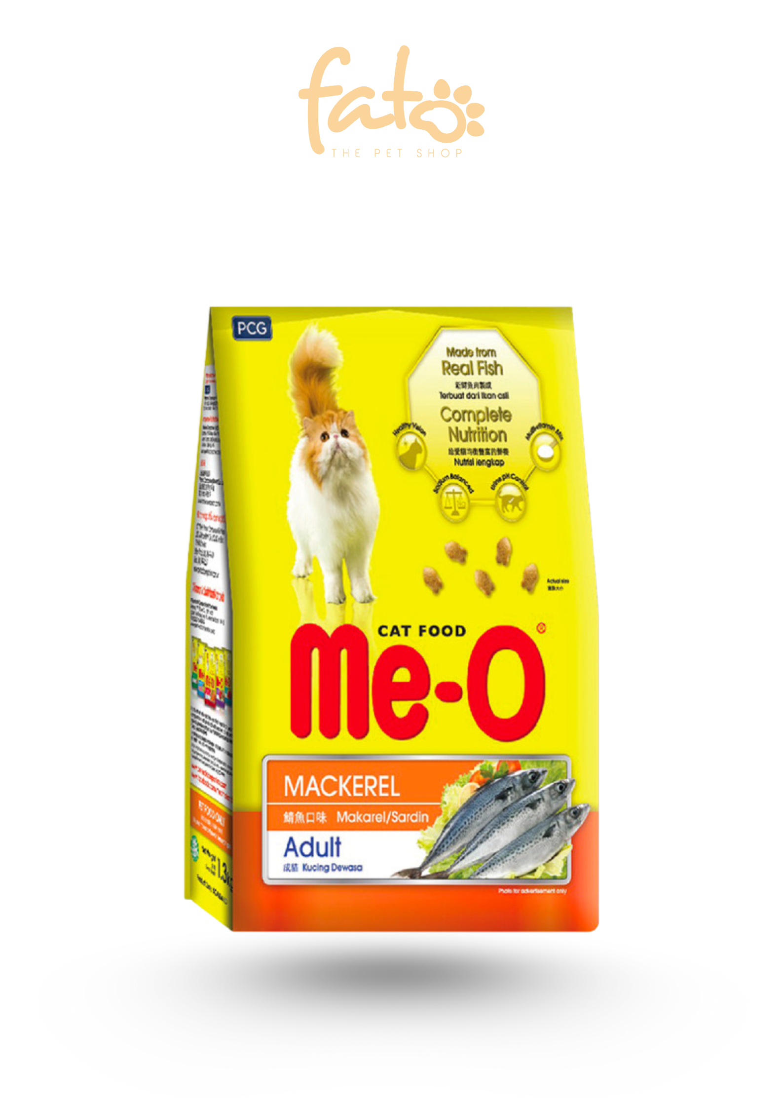 Hạt Me-O Vị Cá Thu Gói 350g