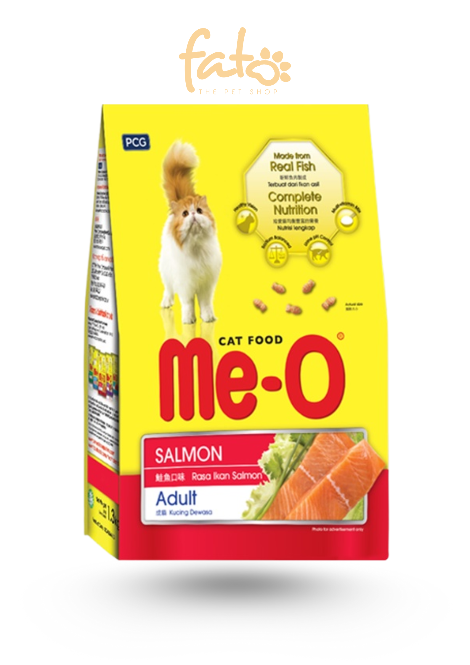 Hạt Me-O Vị Cá Hồi Gói 1,1 Kg